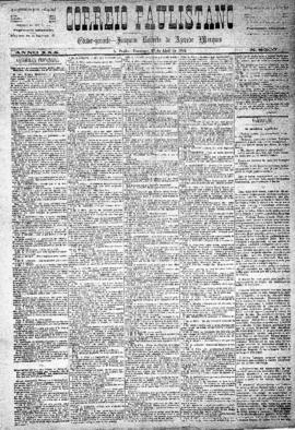 Correio paulistano [jornal], [s/n]. São Paulo-SP, 27 abr. 1884.