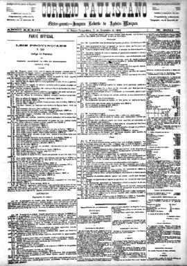 Correio paulistano [jornal], [s/n]. São Paulo-SP, 07 set. 1886.