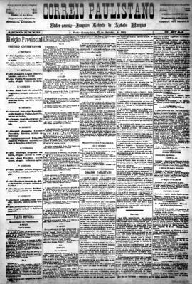 Correio paulistano [jornal], [s/n]. São Paulo-SP, 15 out. 1885.