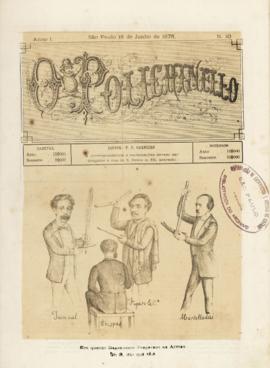 O Polichinello [jornal], a. 1, n. 10. São Paulo-SP, 18 jun. 1876.