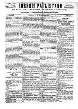 Correio paulistano [jornal], [s/n]. São Paulo-SP, 10 fev. 1877.