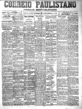Correio paulistano [jornal], [s/n]. São Paulo-SP, 16 dez. 1894.