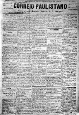 Correio paulistano [jornal], [s/n]. São Paulo-SP, 28 dez. 1883.