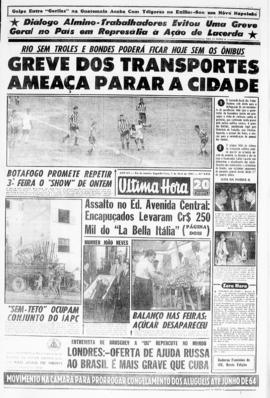 Última Hora [jornal]. Rio de Janeiro-RJ, 01 abr. 1963 [ed. vespertina].