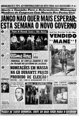 Última Hora [jornal]. Rio de Janeiro-RJ, 10 jun. 1963 [ed. vespertina].