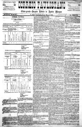 Correio paulistano [jornal], [s/n]. São Paulo-SP, 18 mar. 1885.