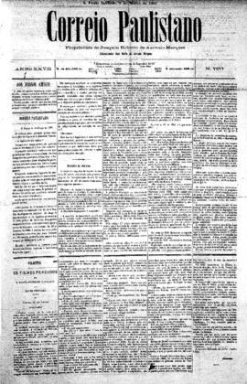 Correio paulistano [jornal], [s/n]. São Paulo-SP, 05 mar. 1881.