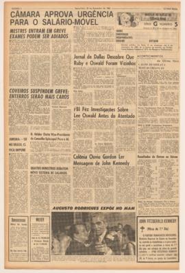 Última Hora [jornal]. Rio de Janeiro-RJ, 29 nov. 1963 [ed. regular].