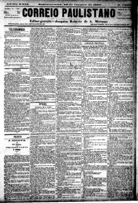 Correio paulistano [jornal], [s/n]. São Paulo-SP, 22 jan. 1883.