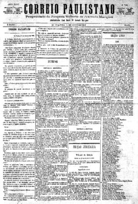 Correio paulistano [jornal], [s/n]. São Paulo-SP, 11 ago. 1880.