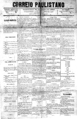 Correio paulistano [jornal], [s/n]. São Paulo-SP, 22 jun. 1882.