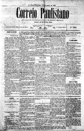 Correio paulistano [jornal], [s/n]. São Paulo-SP, 14 jun. 1881.