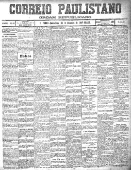 Correio paulistano [jornal], [s/n]. São Paulo-SP, 11 fev. 1897.