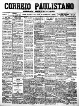 Correio paulistano [jornal], [s/n]. São Paulo-SP, 23 out. 1894.
