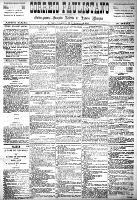 Correio paulistano [jornal], [s/n]. São Paulo-SP, 12 set. 1884.