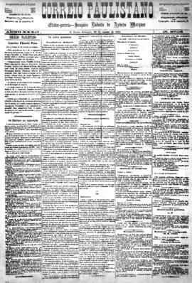 Correio paulistano [jornal], [s/n]. São Paulo-SP, 29 ago. 1885.