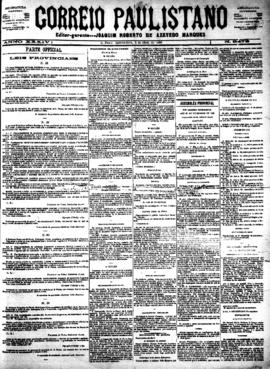 Correio paulistano [jornal], [s/n]. São Paulo-SP, 05 abr. 1888.