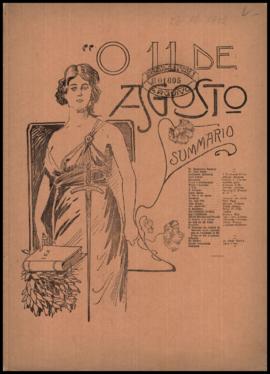 O Onze de Agosto [jornal], a. 10, n. 2. São Paulo-SP, 26 out. 1912.