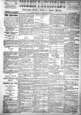 Correio paulistano [jornal], [s/n]. São Paulo-SP, 07 dez. 1884.