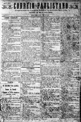Correio paulistano [jornal], [s/n]. São Paulo-SP, 06 jul. 1880.
