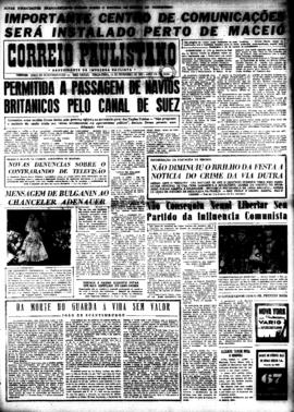 Correio paulistano [jornal], [s/n]. São Paulo-SP, 12 fev. 1957.