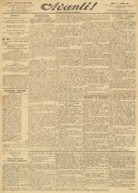Avanti! [jornal], a. 3, n. 300. São Paulo-SP, 24 out. 1902.