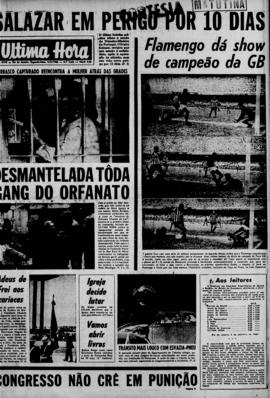 Última Hora [jornal]. Rio de Janeiro-RJ, 09 set. 1968 [ed. matutina].