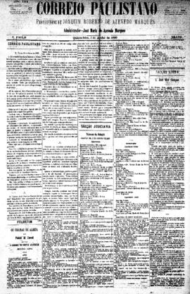 Correio paulistano [jornal], [s/n]. São Paulo-SP, 03 jun. 1880.