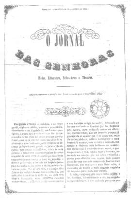 O Jornal das senhoras [jornal], t. 3, [s/n]. Rio de Janeiro-RJ, 16 jan. 1853.