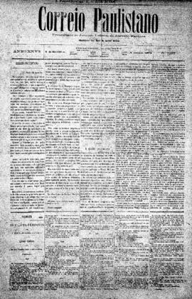 Correio paulistano [jornal], [s/n]. São Paulo-SP, 31 jul. 1881.