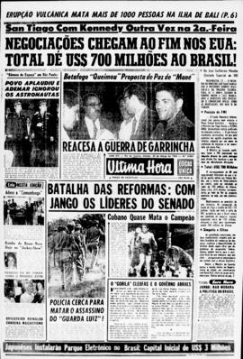 Última Hora [jornal]. Rio de Janeiro-RJ, 23 mar. 1963 [ed. vespertina].