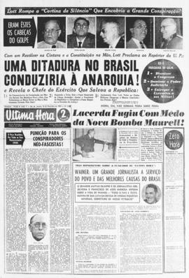 Última Hora [jornal]. Rio de Janeiro-RJ, 16 nov. 1955 [ed. vespertina].