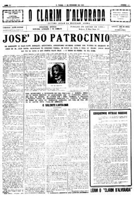 O Clarim [jornal], a. 6, n. 13. São Paulo-SP, 03 fev. 1929.