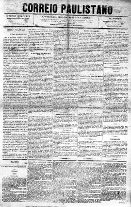 Correio paulistano [jornal], [s/n]. São Paulo-SP, 28 mai. 1882.