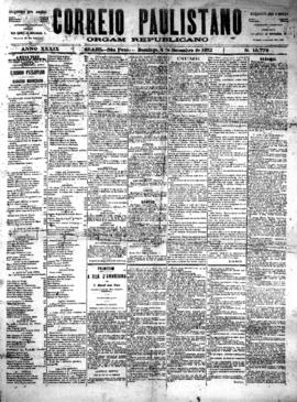 Correio paulistano [jornal], [s/n]. São Paulo-SP, 04 set. 1892.
