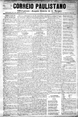 Correio paulistano [jornal], [s/n]. São Paulo-SP, 28 set. 1882.