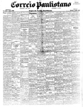 Correio paulistano [jornal], [s/n]. São Paulo-SP, 07 mai. 1903.