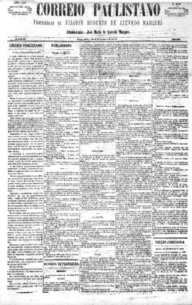 Correio paulistano [jornal], [s/n]. São Paulo-SP, 20 dez. 1878.