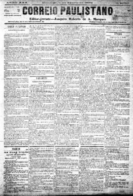 Correio paulistano [jornal], [s/n]. São Paulo-SP, 05 ago. 1883.