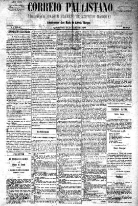 Correio paulistano [jornal], [s/n]. São Paulo-SP, 24 jun. 1880.