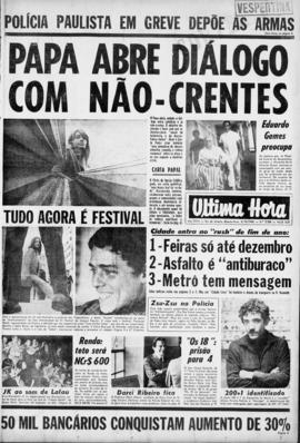 Última Hora [jornal]. Rio de Janeiro-RJ, 02 out. 1968 [ed. vespertina].