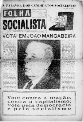 Folha socialista [jornal], a. 3, n. 67. São Paulo-SP, 30 set. 1950.