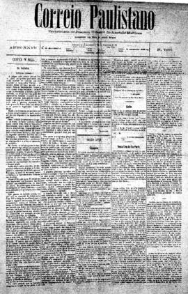 Correio paulistano [jornal], [s/n]. São Paulo-SP, 12 nov. 1881.