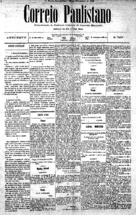 Correio paulistano [jornal], [s/n]. São Paulo-SP, 21 set. 1881.