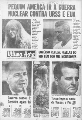 Última Hora [jornal]. Rio de Janeiro-RJ, 01 out. 1969 [ed. vespertina].