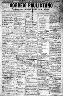 Correio paulistano [jornal], [s/n]. São Paulo-SP, 09 dez. 1882.