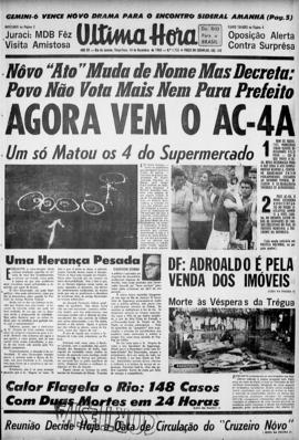 Última Hora [jornal]. Rio de Janeiro-RJ, 14 dez. 1965 [ed. matutina].