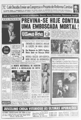 Última Hora [jornal]. Rio de Janeiro-RJ, 10 out. 1955 [ed. extra, 1].