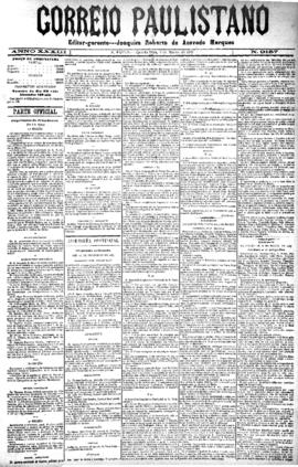 Correio paulistano [jornal], [s/n]. São Paulo-SP, 09 mar. 1887.
