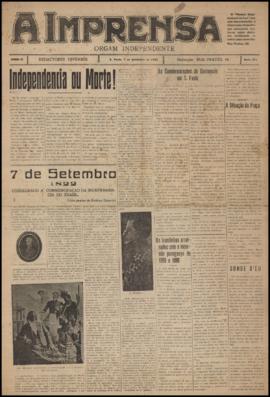 A Imprensa [jornal], a. 6, n. 271. São Paulo-SP, 07 set. 1922.
